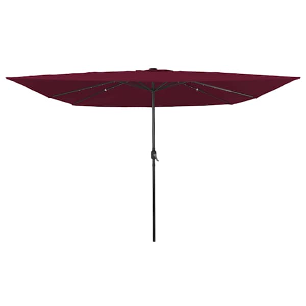 vidaXL Aedapara Bordeaux punane 295 x 295 x 245 cm Pol&uuml;ester ja teras