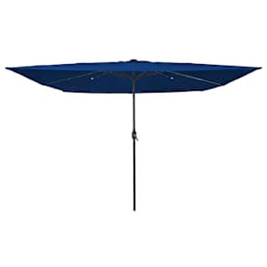 vidaXL Aedapara 295 x 295 x 245 cm Pol&uuml;ester ja teras Azurblau