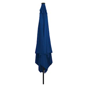 Zahradní slunečník 295 x 295 x 245 cm Polyester a ocel Azurblau - obrázek 2