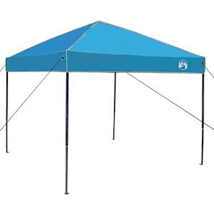 Sada Camping Stanů se střechou 2 pcs Modrá Taffeta a Tkanina - obrázek 7