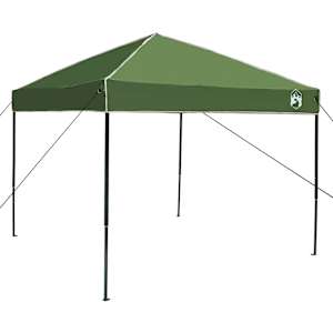 Sada Camping Stanů se střechou 2 pcs Zelená Taffeta a Tkanina - obrázek 6