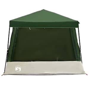 Sada Camping Stanů se střechou 2 pcs Zelená Taffeta a Tkanina - obrázek 9