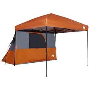 Sada Camping Stanů se střechou 2 pcs Oranžová Taffeta a Tkanina - obrázek 2