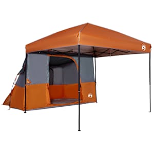 Sada Camping Stanů se střechou 2 pcs Oranžová Taffeta a Tkanina - obrázek 4