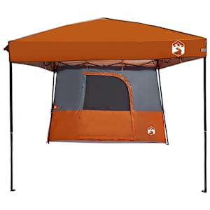 Sada Camping Stanů se střechou 2 pcs Oranžová Taffeta a Tkanina - obrázek 7