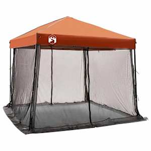 Sada Camping Stanů 2 pcs Šedá a oranžová Taffeta a Tkanina - obrázek 5