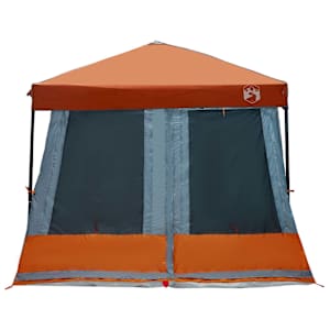 Sada Camping Stanů 2 pcs Šedá a oranžová Taffeta a Tkanina - obrázek 8