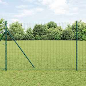 Euro plot 1,5 x 10 m Železo potažené PVC Zelená - obrázek 1