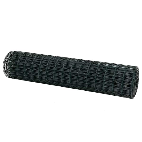 vidaXL Euroopa aed 1,2 x 25 m PVC-kaetud raud Roheline