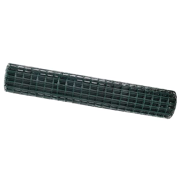 vidaXL Euroopa aed 1,6 x 10 m PVC-kaetud raud Roheline