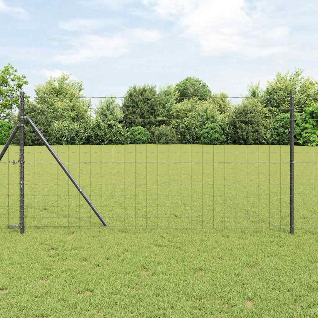 Euro hegn Grå 1.4x10 m Stål