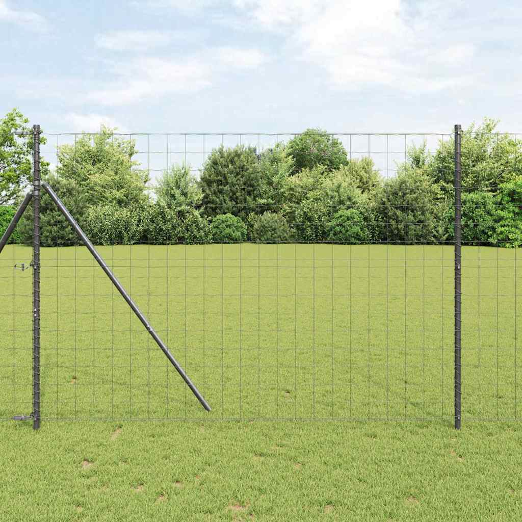 Eurohegn Grå 1.6x10 m Stål