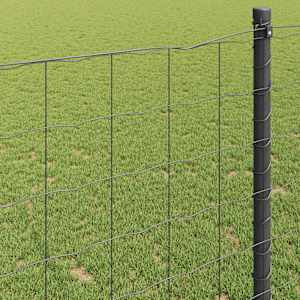 Euro plot 0,6 x 25 m Železo potažené PVC Šedá - obrázek 4
