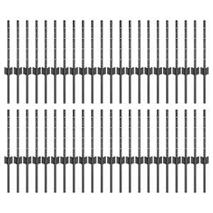 Plotový sloupek. 44 pcs Šedá 80 cm Ocel - obrázek 2
