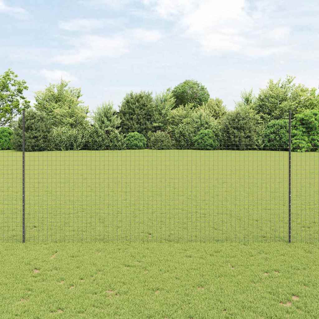hegnsposts 88 stk U-profil Grå 200 cm Stål