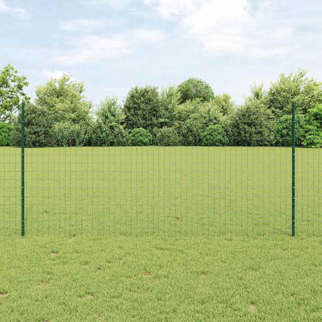 Euro plot s 5 U stĺpmi Zelený 1,2x10 m Oceľ 3335976