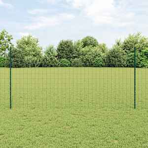 Ograja z varjeno žico 10 x 1,2 m (Š x V) Jeklo s PVC premazom
