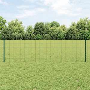 Ograja z varjeno žico 10 x 0,6 m (Š x V) Jeklo s PVC premazom