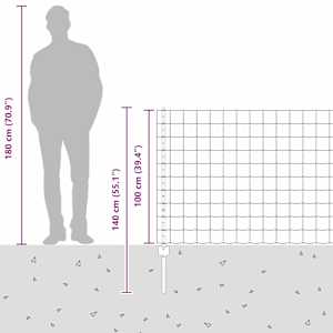 Svařovaný drátěný plot 10 x 1 m (Š x V) Ocel potažená PVC - obrázek 14