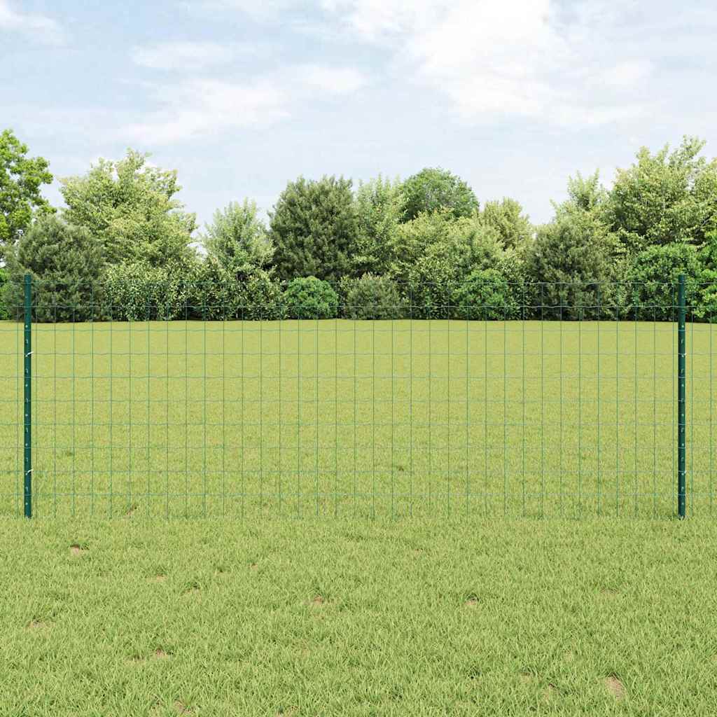 Záhradné oplotenie Set 2 Zelená Oceľ 25 x 0.8 m Trvácne 3336049