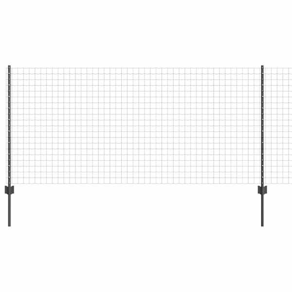 vidaXL Euro aia postiga 10 x 1 m PVC-kaetud teras Hall V&otilde;rk