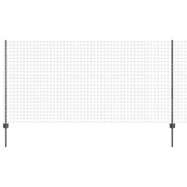 vidaXL Euro aia postiga 10 x 1,2 m PVC-kaetud teras Hall V&otilde;rk