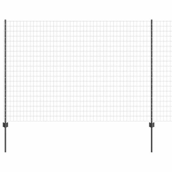 vidaXL Euro aia postiga 10 x 1,6 m PVC-kaetud teras Hall V&otilde;rk