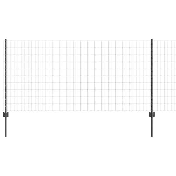 vidaXL Euro aia postiga 10 x 1 m PVC-kaetud teras Hall V&otilde;rk
