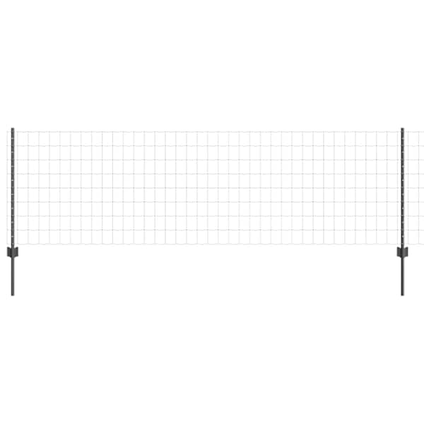 vidaXL Euro aia postiga 10 x 0,8 m PVC-kaetud teras Hall V&otilde;rk