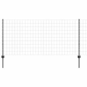 vidaXL Euro aia postiga 10 x 1 m PVC-kaetud teras Hall V&otilde;rk