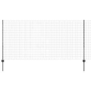 vidaXL Euro aia postiga 25 x 1,2 m PVC-kaetud teras Hall V&otilde;rk