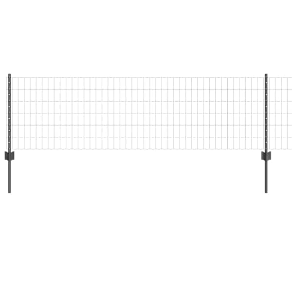 vidaXL Euro aia postiga 25 x 0,6 m PVC-kaetud teras Hall V&otilde;rk