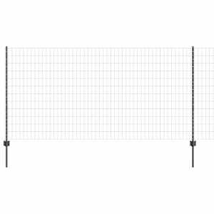 vidaXL Euro aia postiga 25 x 1,2 m PVC-kaetud teras Hall V&otilde;rk