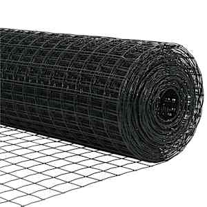 Plot s sloupkem Šedá 0,4 x 50 m Ocel a PVC - obrázek 9