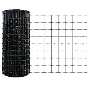 Plot s sloupkem Šedá 0,4 x 50 m Ocel a PVC - obrázek 5