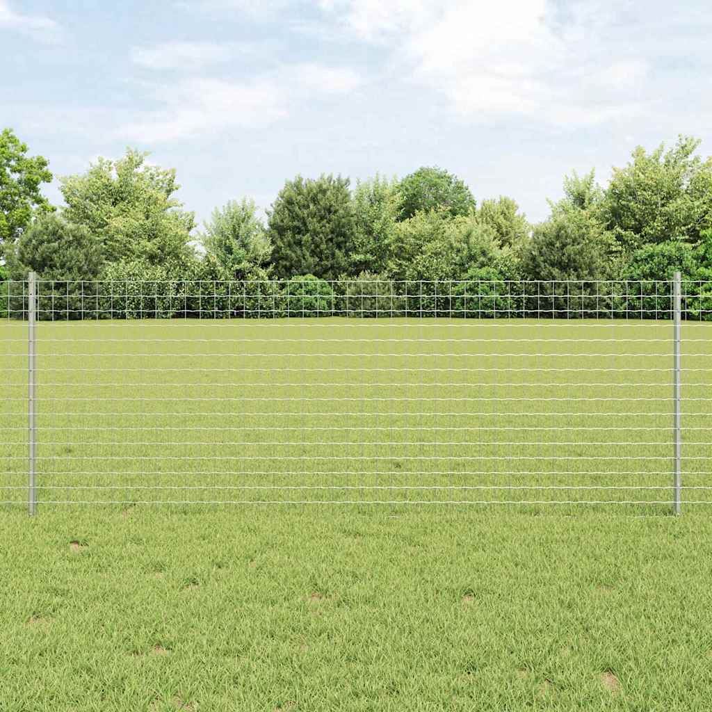 Euro Hegn med 5 U Stænger Sølv 0,8x10 m Stål
