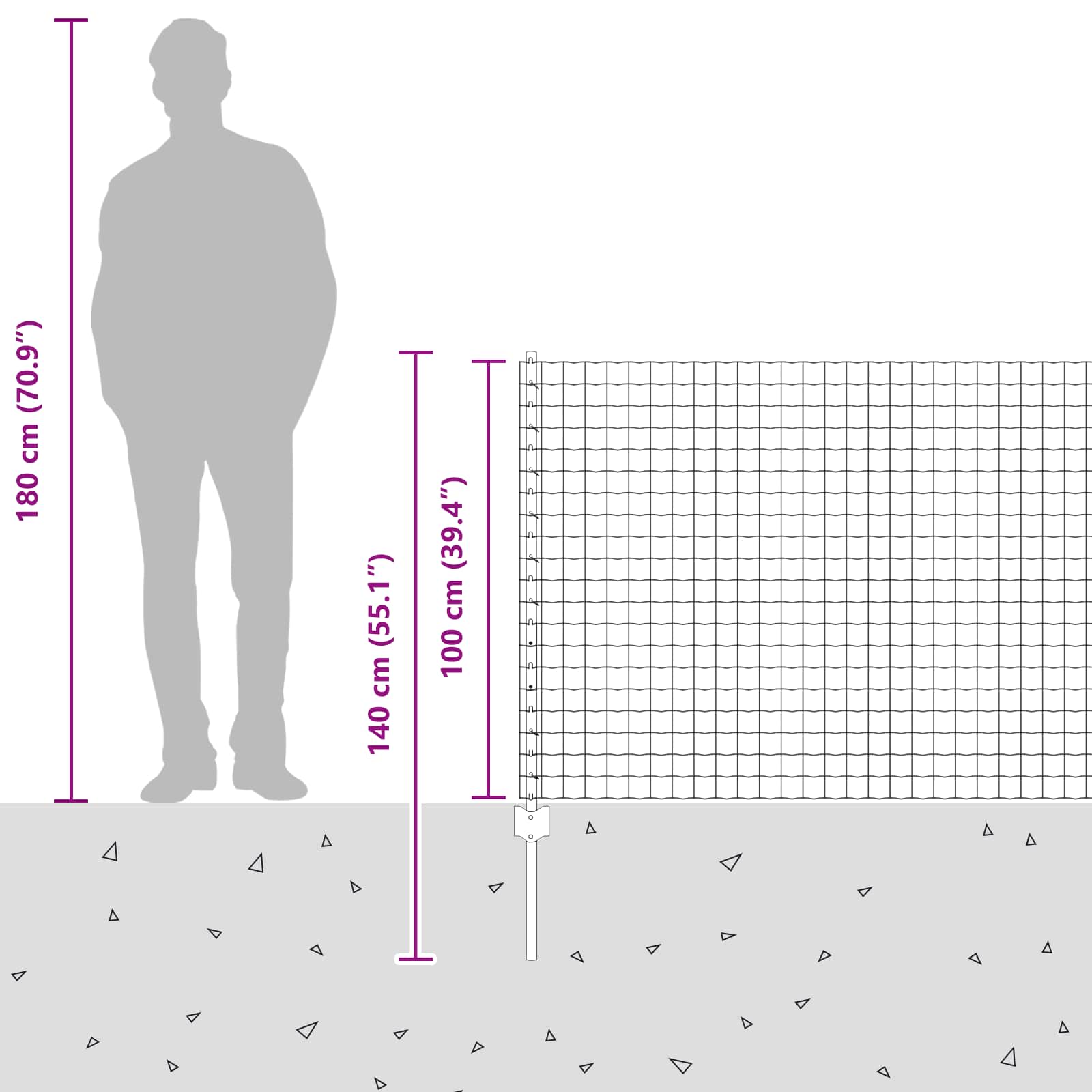 Aed koos postiga Hõbedane 1 x 10 m Teras 565 Kõik vajalik sinu aeda ja koju! Aed koos postiga Hõbedane 1 x 10 m Teras - Image 7