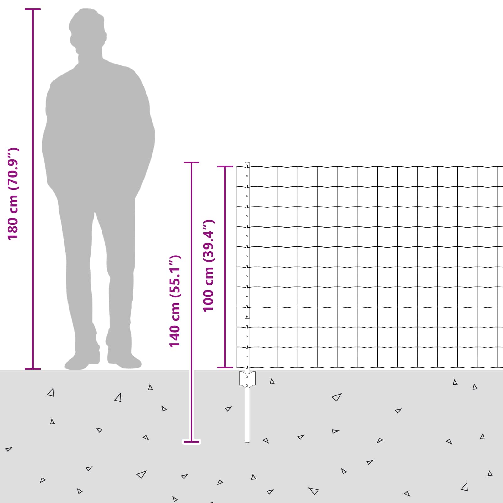 Aed koos postiga Hõbedane 1 x 10 m Teras 505 Kõik vajalik sinu aeda ja koju! Aed koos postiga Hõbedane 1 x 10 m Teras - Image 7