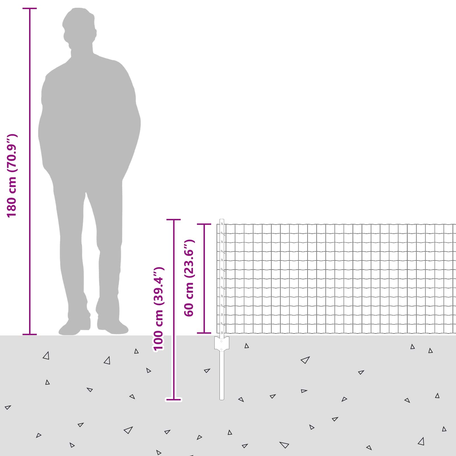 Aed koos postiga Hõbedane 0,6 x 25 m Teras 465 Kõik vajalik sinu aeda ja koju! Aed koos postiga Hõbedane 0,6 x 25 m Teras - Image 7