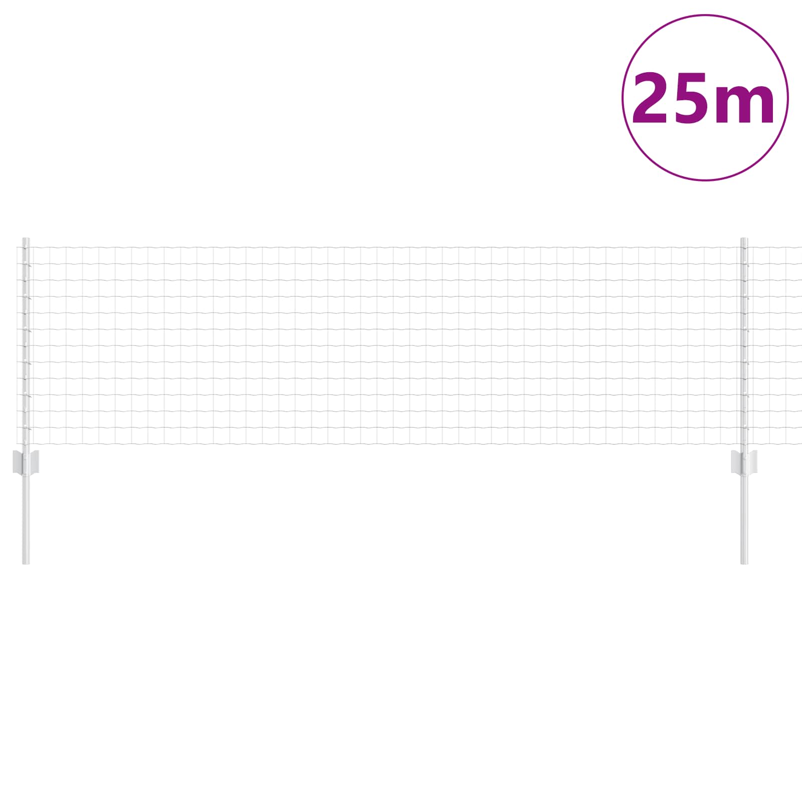 Aed koos postiga Hõbedane 0,6 x 25 m Teras 461 Kõik vajalik sinu aeda ja koju! Aed koos postiga Hõbedane 0,6 x 25 m Teras - Image 3