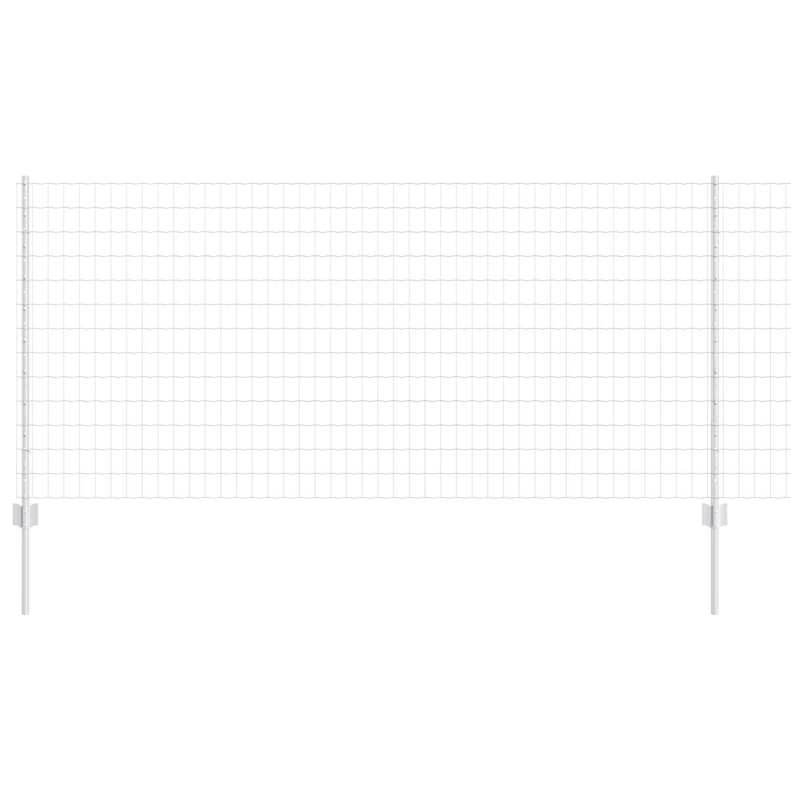 Euro Hegn med 22 U Poster Sølv 1x25 m Stål