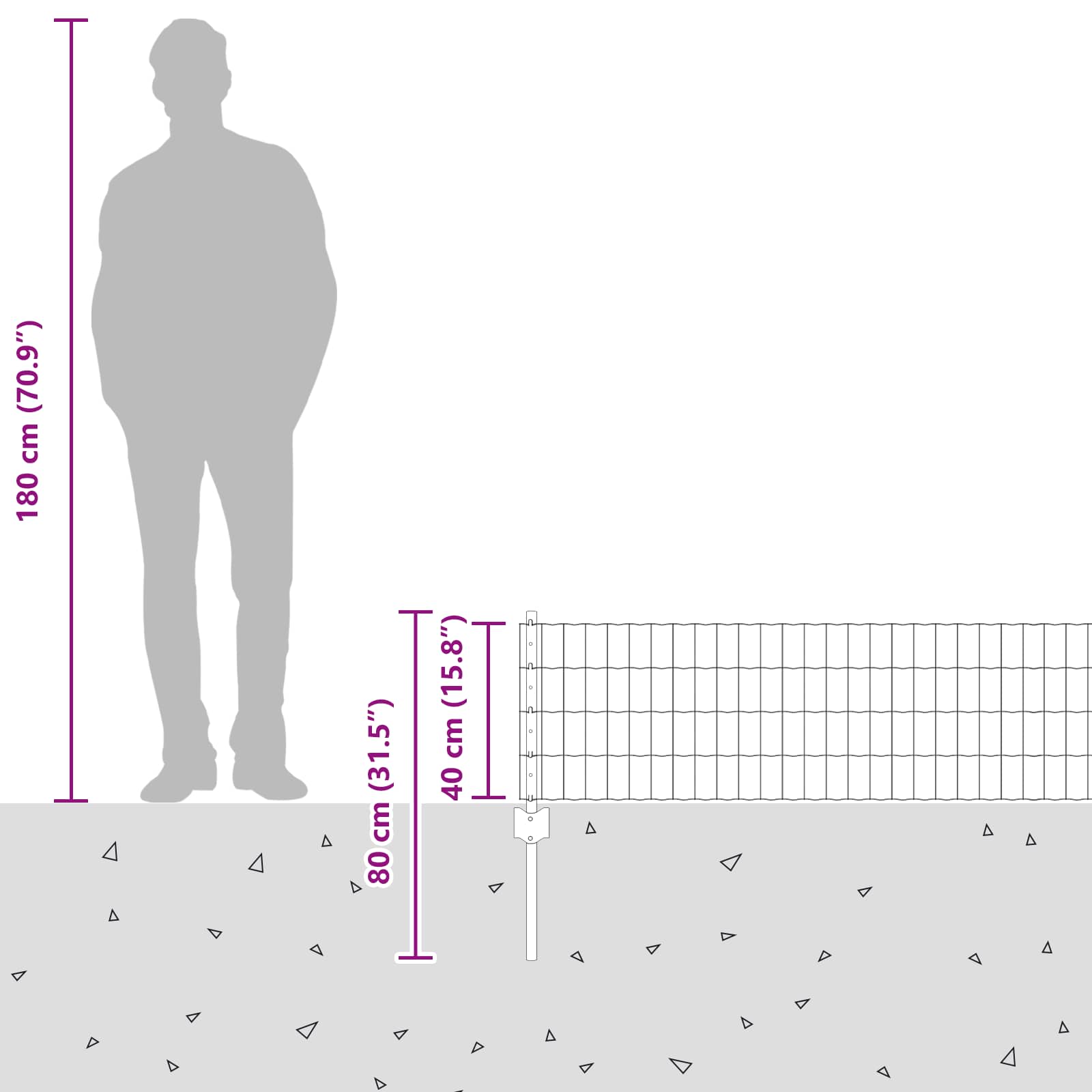 Aed koos postiga Hõbedane 0,4 x 25 m Teras 420 Kõik vajalik sinu aeda ja koju! Aed koos postiga Hõbedane 0,4 x 25 m Teras - Image 7
