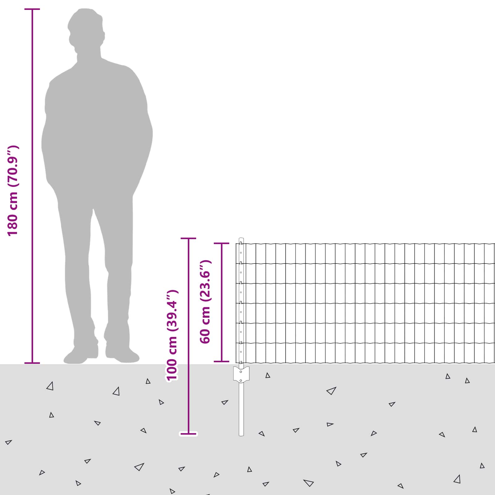 Aed koos postiga Hõbedane 0,6 x 25 m Teras 435 Kõik vajalik sinu aeda ja koju! Aed koos postiga Hõbedane 0,6 x 25 m Teras - Image 7