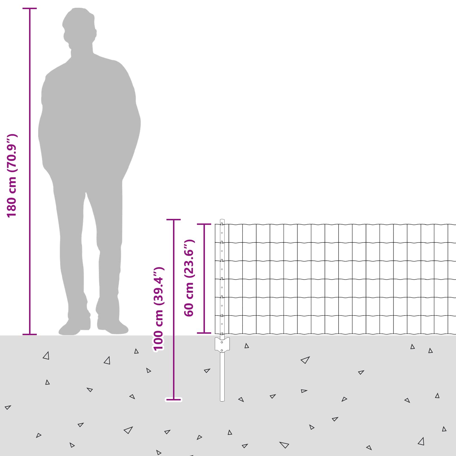 Aed koos postiga Hõbedane 0,6 x 25 m Teras 420 Kõik vajalik sinu aeda ja koju! Aed koos postiga Hõbedane 0,6 x 25 m Teras - Image 7