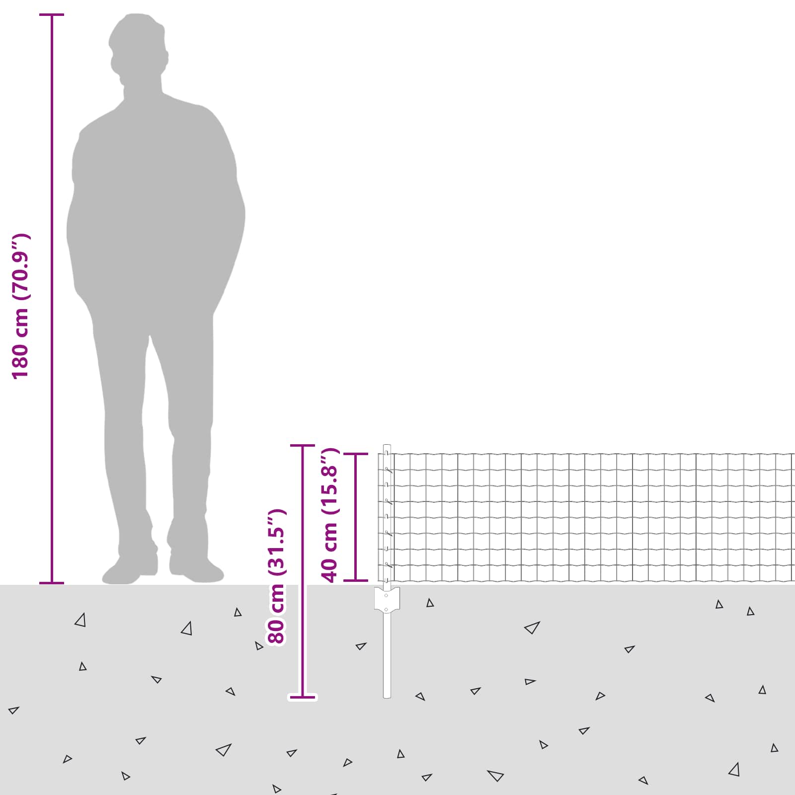 Aed koos postiga Hõbedane 1 x 25 m Teras 420 Kõik vajalik sinu aeda ja koju! Aed koos postiga Hõbedane 1 x 25 m Teras - Image 7