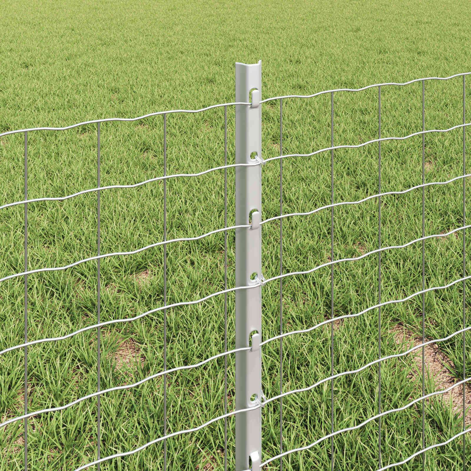 Aed koos postiga Hõbedane 0,4 x 50 m Teras 401 Kõik vajalik sinu aeda ja koju! Aed koos postiga Hõbedane 0,4 x 50 m Teras - Image 4