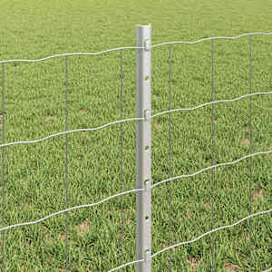 Svařovaný drátěný plot 50 x 0,6 m (Š x V) Žárově zinkovaná ocel - obrázek 4