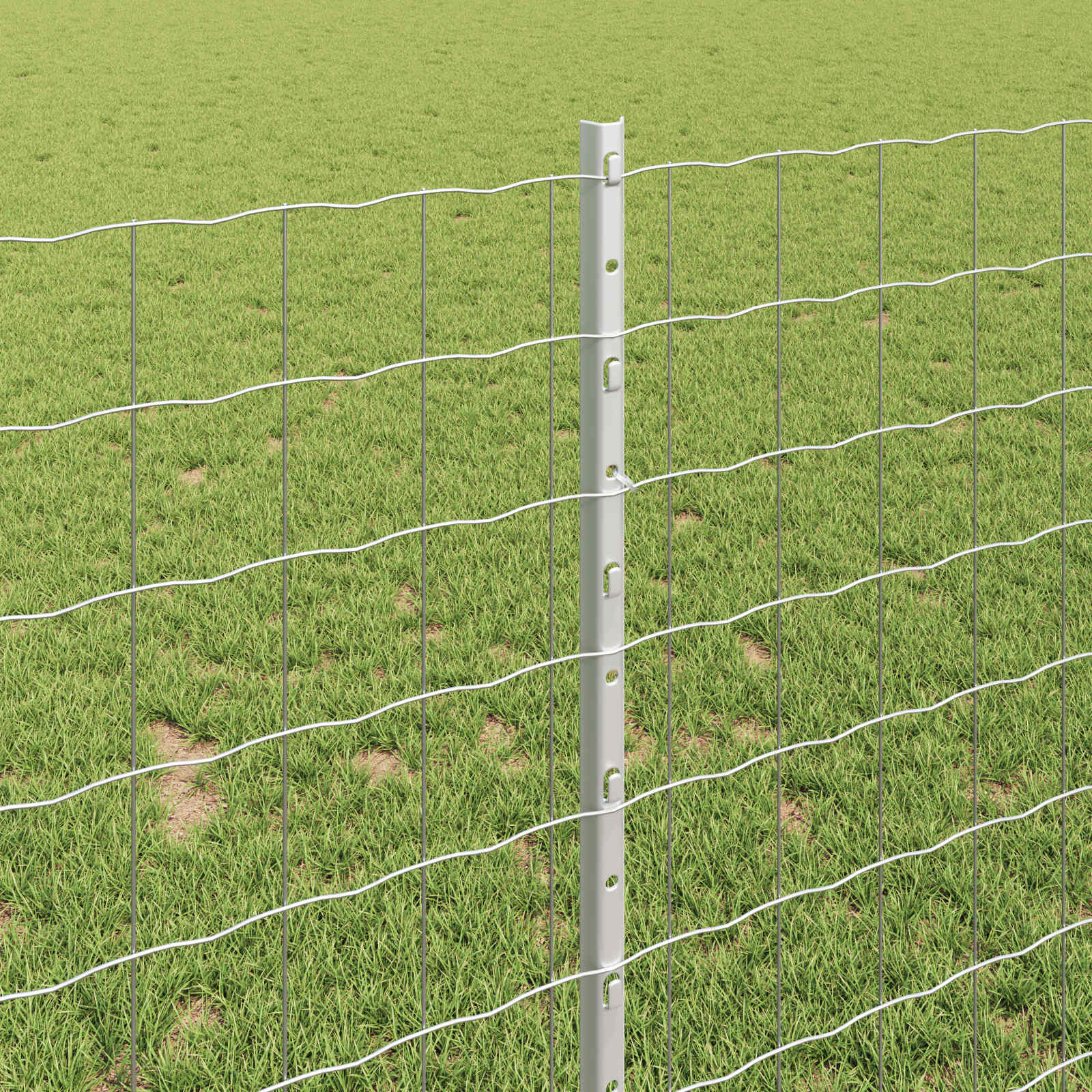 Aed koos postiga Hõbedane 1 x 10 m Teras 487 Kõik vajalik sinu aeda ja koju! Aed koos postiga Hõbedane 1 x 10 m Teras - Image 4