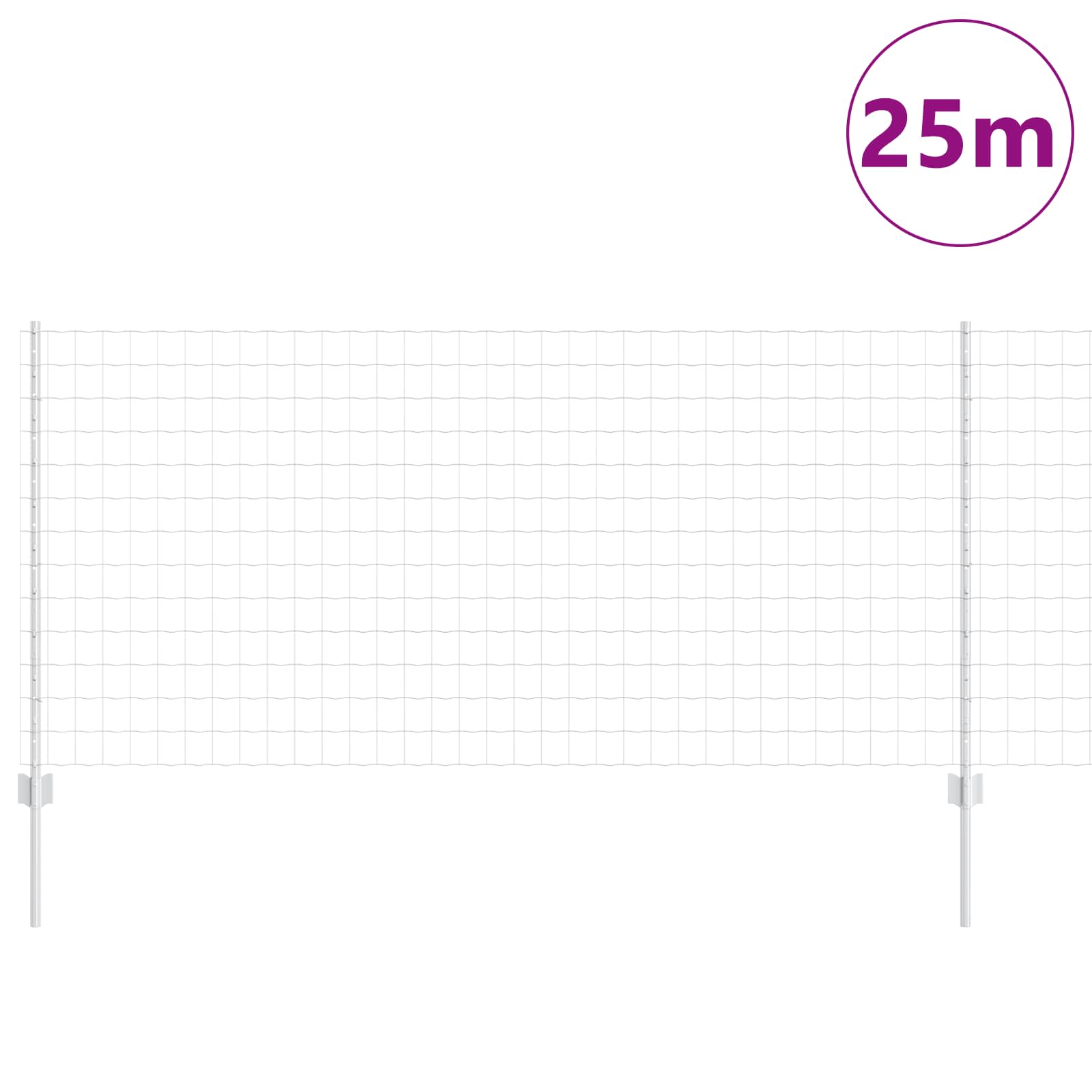 Aed koos postiga Hõbedane 1 x 25 m Teras 386 Kõik vajalik sinu aeda ja koju! Aed koos postiga Hõbedane 1 x 25 m Teras - Image 3