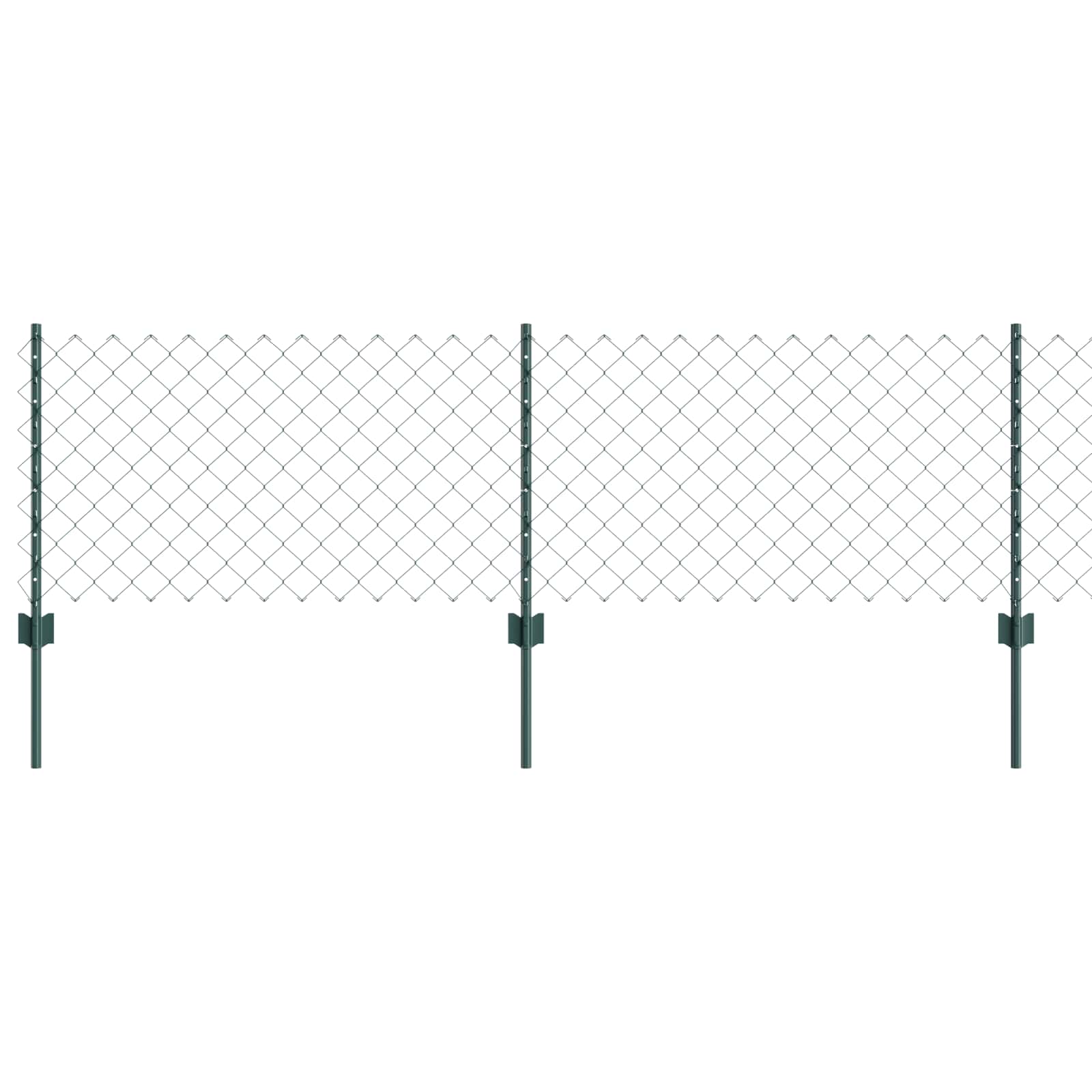 Aed koos postidega Roheline 0.6 x 10 m Teras